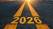 © Arfa_Media - Future outlook and economic forecast road to recovery and growth new year goals and aspirations path to success. High quality photo