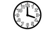 © Ferdinan - Simple Wall Clock Showing 4 O'Clock