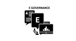 © barumbung - E governance digital online internet concept.