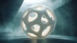 © amir - An illuminated, abstract, and organically shaped sphere glowing with internal light