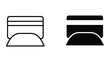 © Marom Ali Stock - Minimalist shopping cart icon with filled and empty variants