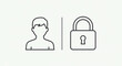© wardani - Person and Padlock Icon Representing Security and Privacy.