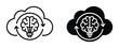 © Faisal - Minimalist black silhouette people using smartphones and tablets, set of 6 mobile device user icons, flat vector people using digital technology