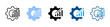 © malikha - Optimization web icon with multiple style collection