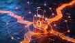 © Svitlana - Secure business operations and financial data from cyber threats. Implement robust internet network security and encryption to protect transactions and sensitive information from cyberattacks