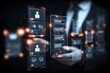© Thi - The smartphone system supports a mobile app interface design that makes a user feel powerful and totally in control.