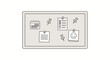 © Yakup - Various office stationery and icons.