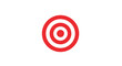 © MDAUAL - target design with concentric circles on white background