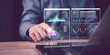 © Images for you - Human resources analyst leveraging digital employee insights dashboard for workforce analytics, performance monitoring, recruitment data, visualization tools, strategic planning optimization