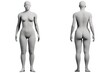 © Mihai Zaharia - Female figure model in studio pose