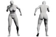 © Mihai Zaharia - Naked woman running in studio