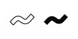 © Cristiane - Tilde icon design pack in white and black color