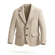 © whitestorm - Elegant Beige Suit Jacket with Transparent Background for Design isola