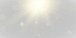 © Strongstock03 - Sun rays bursting with soft golden light and elegant gradients. Bright shine creates happy mood. Perfect design element for banners. png