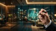 © abc123man - Health monitoring innovation in business environment digital interaction modern workspace