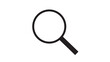 © Tajul Islam - Simple magnifying glass icon for search and zoom functionality with user interface discover investigate research analysis application minimalist navigation illustration isolated internet
