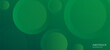 © Abd - Abstract green background with dynamic circles, overlapping transparent discs, soft gradient lighting, corporate clean style