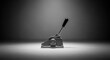 © Soon - Industrial Lever Mechanism with Black Handle in Stark Lighting