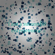 © ON - Studio - Successful Entrepreneur. Teal Text on Graphic Background with Colorful Geometric Shapes