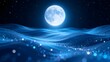 © 璘 吴 - Moonlit waves in starry sky