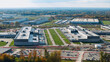 © SNEHIT PHOTO - Aerial view modern data center campus infrastructure