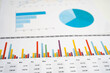 © Warawan - Chart graph paper. Finance, account, statistic, investment data economy, stock exchange business.
