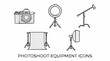 © Farrel Lexxy - Photography Equipment Icons in a Studio Environment for Graphic Design