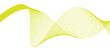 © Picchu - Yellow vector wave pattern with gradient lines on white background for design