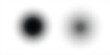 © Hal - Set of halftone dots gradient pattern texture isolated on white background. Straight dotted spots using halftone circle dot raster texture. Vector blot half tone collection.