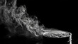 © Thamonchanok - Burning grill with sparks and smoky fog frame concept. A captivating image of smoke rising from a container.