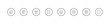 © IconArt - outline emoji icons set - shushing emoji, tired emoji, happy editable vector for web and mobile ui