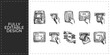 © Ashik  Khan - Online banking and digital payment doodle icons with credit card ATM POS terminal and mobile transfer vector illustration for fintech and ecommerce business solutions