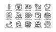 © Cali6ro - Cold chain icons showing temperature monitoring and storage