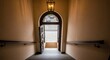© Suryani - Archway leading to bright outdoor passage.