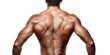 © Yevheniiya - Close-up of a muscular Caucasian man's back with defined muscles and arms outstretched