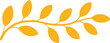 © MODU163 - Minimalist Floral Border Set with Elegant Leaf Branch Silhouettes