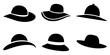 © MSTROUJATOUS - Collection of wide brim summer hat silhouettes in different styles