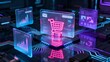 © lamin - Omnichannel technology in online retail business multichannel marketing across social media, digital payment platforms, e-commerce integration and seamless customer experience global digital commerce