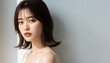 © mocography - おしゃれなカットモデル女性の自然光ポートレート (Soft Radiance Portrait Series)