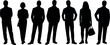 © MI Visual Studio - Vector illustration of diverse standing people symbolizing teamwork, individuality, demographic diversity, and human representation