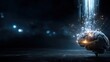 © สมเจตน์ หนูแก้ว - Illuminating ai brain unleashing data sparks in a digital sky gigapixel vision of the future tech environment futuristic perspective