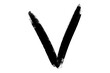 © BEN HDA - Handwritten brush letter v
