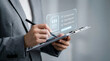 © Air stock - Digital Payment and Invoice Management on Tablet, Online Billing and Financial Technology Concept