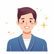 ©  A-photos - スキンケアをして自信に満ちた笑顔の日本人男性