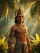 © Kamlesh - Brave Prince in a Tropical Forest with Golden Light