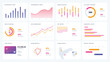 © Midul - Professional business infographic dashboard with colorful data charts