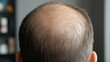 © Ta stodio - Macro shot of man head showing visible thinning hair, concept of hair problem, male pattern baldness, natural tone