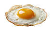 © Corotaev - Crispy fried egg with bright yellow yolk, isolated on transparent background