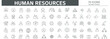 © Rayhan - Human Resources Icons Set: Teamwork, Recruitment, and Management Concepts