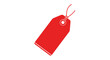© Tedy - Red price tag vector illustration for retail sale and discount